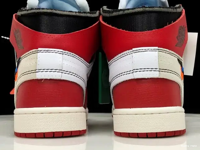 Cheap Husky Ten Off-White Retro Jordan Chicago Air 1 AA3834-101 The 0512